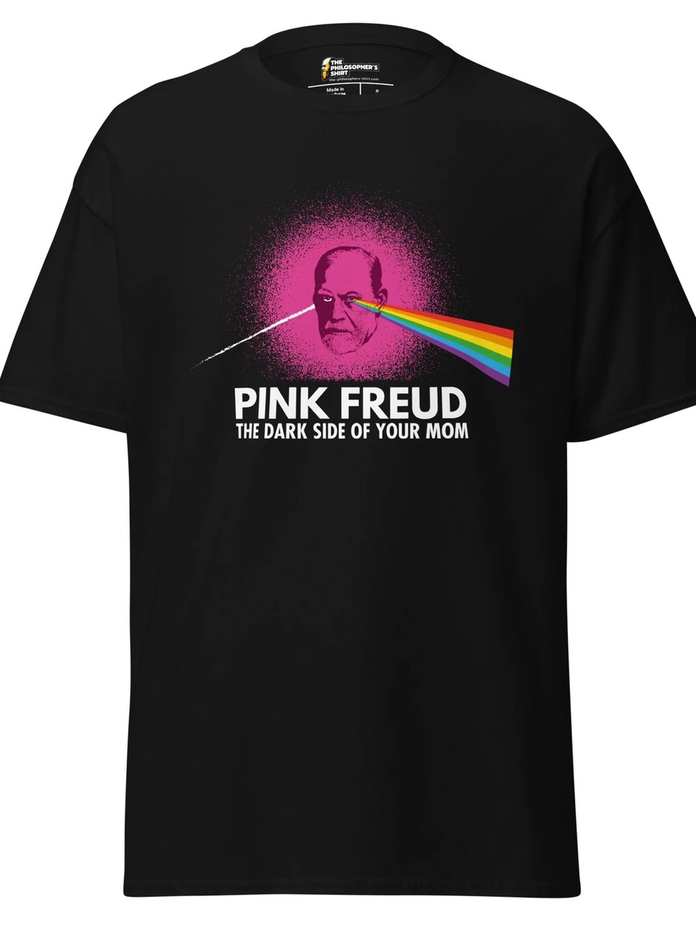 Pink Freud tshirt black M